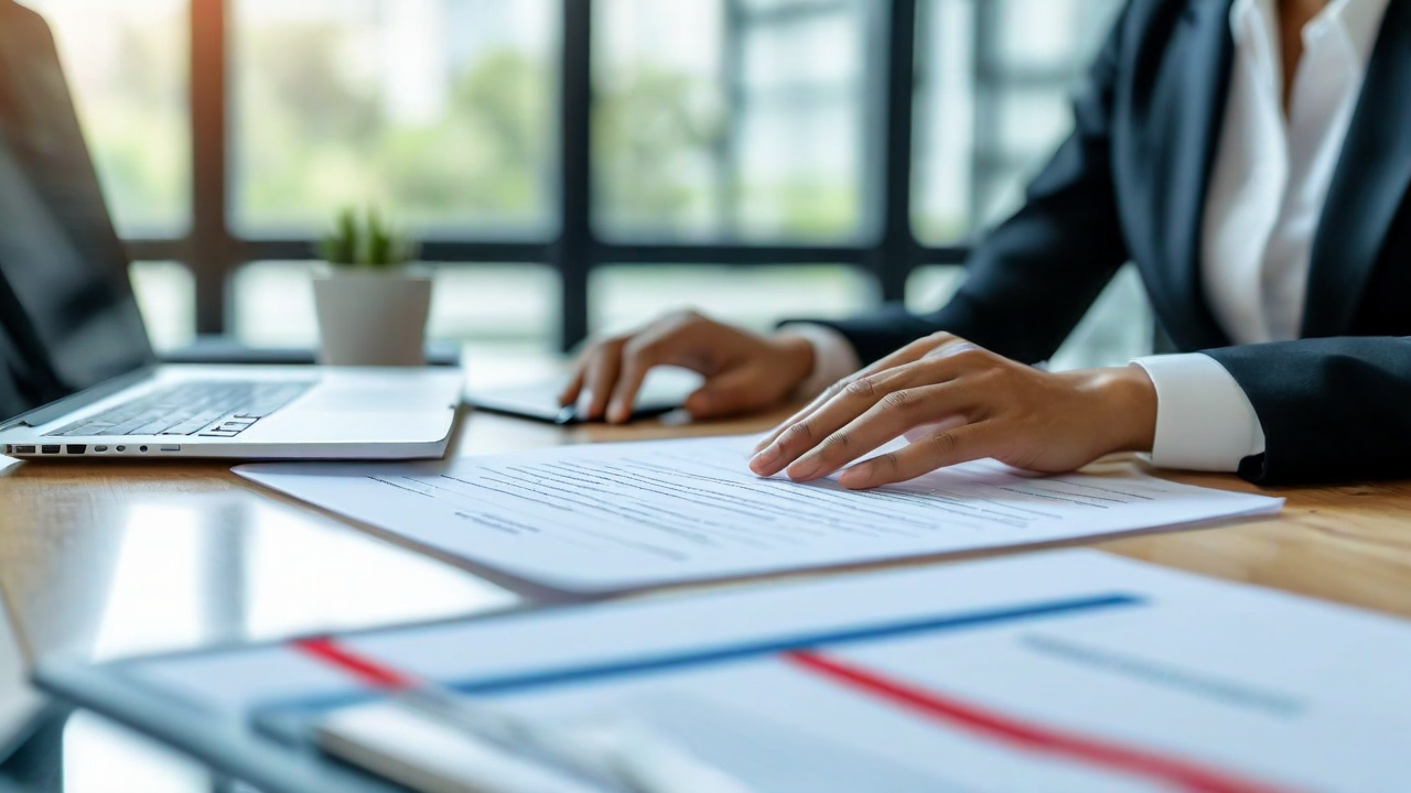 SaaS vendor agreement negotiation interface with risk analysis and key provisions flagged